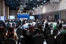 Lors de l'assemblée générale annuelle de l'EuroCham. Photo: NDEL