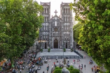 La cathédrale de Hanoï. Photo: Giang Huy