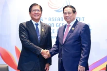 Le Premier ministre Pham Minh Chinh (droite) et le président des Philippines, Ferdinand Romualdez Marcos Jr. Photo: VNA