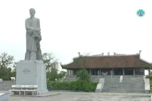  Le site commémoratif du grand érudit Le Quy Don situé dans la commune de Doc Lap, district de Hung Ha, province de Thai Binh. Photo : Service de la Culture, des Sports et du Tourisme de la province de Thai Binh.