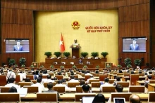 De nombreux projets de loi en débat ce mardi matin à l'Assemblée nationale. Photo : VNA.