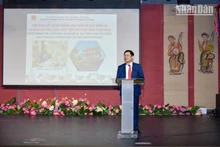 Le vice-président du Comité populaire provincial Pham Van Nghiem prend la parole lors de l’événement. Photo : NDEL.