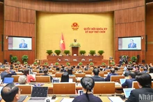 La 15e Assemblée nationale inaugure sa 9e session à Hanoi. Photo : NDEL.