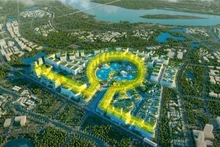 Perspective du projet d’investissement dans la construction des infrastructures et le développement du Parc biologique de haute technologie de Hanoï. Photo : NDEL.
