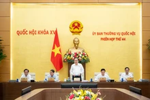Le président de l'Assemblée nationale Trân Thanh Mân s'exprime lors de l'ouverture. Photo : Quochoi.