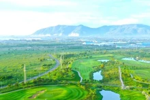 Zone industrielle urbaine et Parcours de golf de Chau Duc – le plus grand projet actuellement développé par Sonadezi. Photo : NDEL.