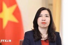 La vice-ministre des Affaires étrangères Lê Thi Thu Hang. Photo : VNA.