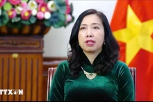 La vice-ministre des Affaires étrangères, Lê Thi Thu Hang. Photo : VNA.
