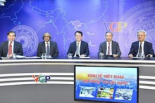 Vue du séminaire "L’économie vietnamienne surmonte les vents contraires", à Hanoi, le 5 octobre. Photo : VNA.