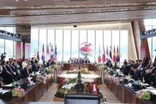 Lors du 42e Sommet de l'ASEAN. Photo : VNA.