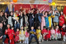 Les Vietnamiens à New York aux États-Unis célèbrent le Nouvel An lunaire. Photo : baoquocte.