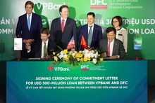 La cérémonie de signature d’un prêt bilatéral d'une valeur de 300 millions de dollars afin d’aider les petites et moyennes entreprises (PME) à améliorer leur accès au financement. Photo: NDEL