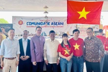 Les ambassadeurs des pays de l'ASEAN participent au Salon international de la culture et de la gastronomie 2023. Photo: baoquocte 