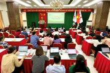 Panorama du cours de formation. Photo: dangcongsan