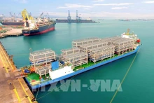 Au cours des quatre premiers mois de l’année, les exportations du Vietnam ont atteint 108,57 milliards de dollars. Photo: VNA