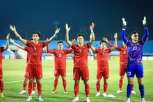 Le Vietnam occupe la 95e position au monde et la 16e en Asie au classement mondial de la FIFA en mars. Photo : VNA. 