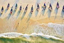 La beauté paisible de la mer de Tam Ky. Photo: vietnam.vn