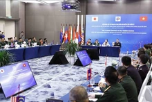 Le Département des Opérations de maintien de la paix du Vietnam a tenu la conférence de planification finale pour l’exercice d'entraînement sur le terrain de fin de mandat du groupe de travail d'experts de l’ADMM+ sur les opérations de maintien de la paix, cycle 4, le 1er mars 2023 à Hanoï. Photo d'archives : VNA.
