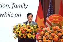 Le vice-ministre des Affaires étrangères, Ha Kim Ngoc, prend la parole. Photo: baoquocte