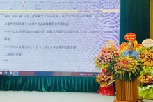 Selon Tran Cong Thang, président du Comité du Front de la Patrie et président de l’Association d'amitié Vietnam-Japon de Bac Giang, Tran Cong Thang, prend parole. Photo : thoidai