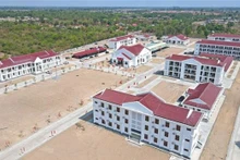 L'internat de culture ethnique de l'Armée populaire lao construite avec un financement vietnamien. Photo : VNA.