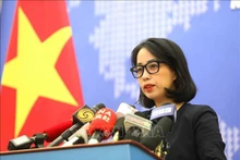 La porte-parole du ministère des Affaires étrangères, Pham Thu Hang. Photo: VNA.
