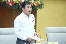 Le président de la Commission des relations extérieures de l’Assemblée nationale, Vu Hai Hà, chef adjoint du Comité d'organisation de la conférence. Photo : VNA.