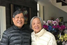 Nguyen Chien Thang, ancien ambassadeur vietnamien en Algérie, en France et au Cambodge, et son épouse Vu Thi Nguyet. Photo: FBNV