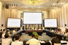 Vue du séminaire de consultation, à Hanoi, le 17 août. Photo : Ministère vietnamien des Finances.
