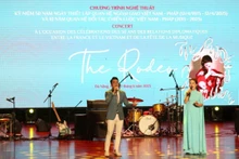 Un numéro artistique lors du spectacle musical Vietnam-France. Photo: Danang.gov.vn