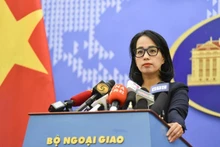La porte-parole du Ministère vietnamien des Affaires étrangères, Pham Thu Hang. Photo : VNA.