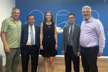 Des dirigeants de Vietjet Air et de la compagnie israélienne EL AL Israel Airlines. Photo : VNA