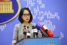 La porte-parole du ministère des Affaires étrangères Pham Thu Hang. Photo: VNA