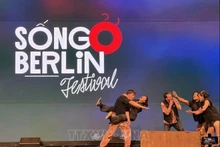 Un numéro lors du festival culturel populaire vietnamien intitulé « Vivre à Berlin ». Photo : baoquocte