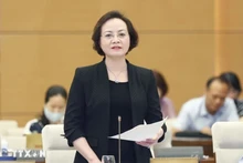 La ministre vietnamienne de l’Intérieur, Pham Thi Thanh Tra. Photo : VNA.