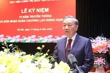 Le secrétaire général du Parti communiste du Vietnam et président To Lam. Photo : VNA.