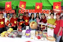 Un stand vietnamien au Festival culturel 2024 à Colombo (Photo : VNA)