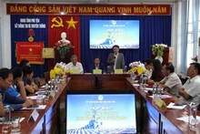 Point presse sur la conférence annonçant la planification provinciale pour la période 2021 - 2030, avec vision pour 2050, et la promotion des investissements à Phu Yen 2024. Photo : VNA.