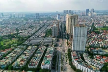 Le marché immobilier pourrait s’améliorer en 2024 grâce à des facteurs positifs en matière juridique et de taux d'intérêt. Photo : VNA.