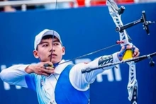 L'archer Lê Quôc Phong décroche le 12e billet olympique pour le Vietnam. Photo : WA/VNA.