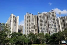 Un complexe d'appartements près du centre du quartier de Binh Chanh, à HCM-Ville. (Photo : VNA)