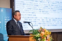 Tran Sy Thanh, membre du Comité central du Parti, secrétaire adjoint du Comité du Parti de la ville et président du Comité populaire de Hanoi. Photo: hanoimoi