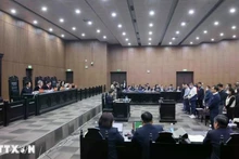 Panorama du procès, le 24 décembre. Photo : VNA.