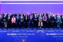 La 24e réunion des ministres des Affaires étrangères ASEAN - UE (AEMM-24 - ASEAN-EU Ministerial Meeting) a eu lieu le 2 février à Bruxelles, en Belgique.