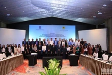 Lors du colloque visant à présenter le deuxième rapport national du Vietnam sur la mise en œuvre de la Convention contre la torture et autres peines ou traitements cruels, inhumains ou dégradants (CAT). Photo: NDEL