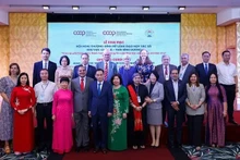 Délégués au Sommet des femmes dirigeantes de coopératives de l'Asie-Pacifique à Hanoi. Photo : nhandan.vn