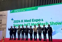 Lors de la cérémonie d'ouverture de K-Med Expo Vietnam 2024. Photo: baoquocte
