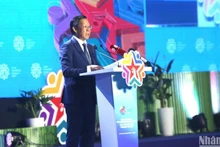 Phan Van Mai, président du Comité populaire de Hô Chi Minh-Ville, prend la parole. NDEL
