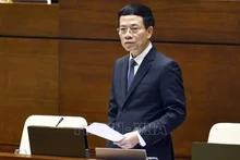 Le ministre de l'Information et de la Communication Nguyen Manh Hung. Photo : VNA