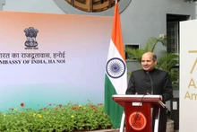 Ambassadeur indien Sandeep Arya. Photo: Ambassade d'Inde au Vietnam